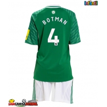 Camisa de Futebol Newcastle United Sven Botman #4 Equipamento Secundário Infantil 2025-26 Manga Curta (+ Calças curtas)